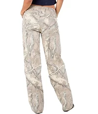 YMI Jeanswear Low Rise Loose Animal Print Pants