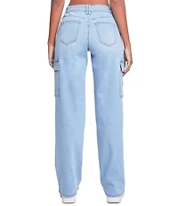 YMI Jeanswear Low Rise Relaxed Cargo Jeans