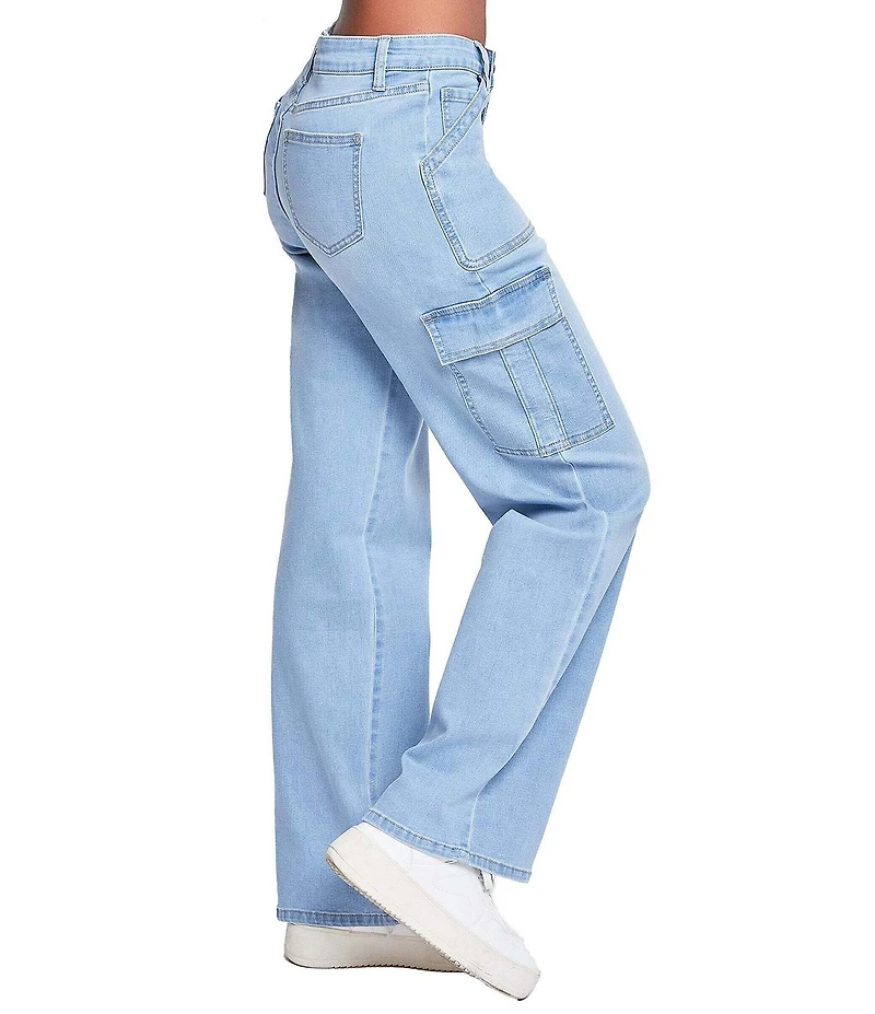 YMI Jeanswear Low Rise Relaxed Cargo Jeans