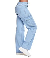 YMI Jeanswear Low Rise Relaxed Cargo Jeans