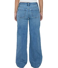 YMI Jeanswear Luxe Bella Asymmetrical Wide Leg Jeans
