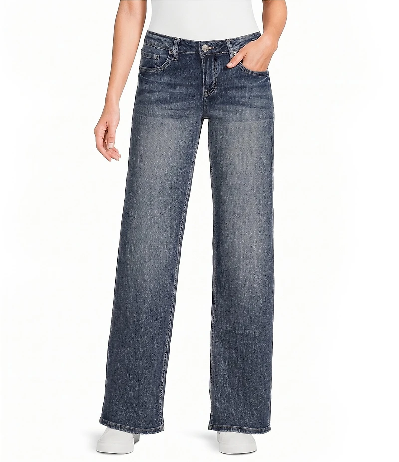 YMI Jeanswear Luxe Brittany Wide Leg Jeans