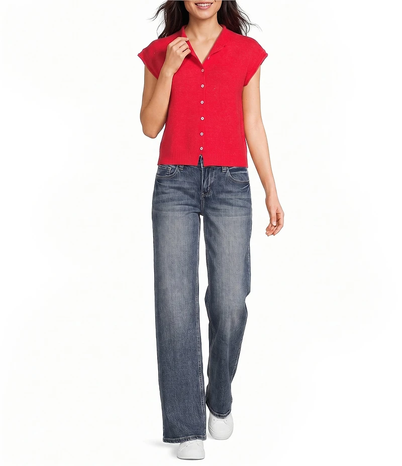 YMI Jeanswear Luxe Brittany Wide Leg Jeans