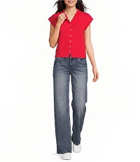 YMI Jeanswear Luxe Brittany Wide Leg Jeans