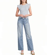 YMI Jeanswear Luxe Brittany Wide Leg Jeans