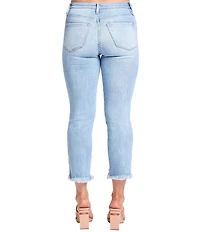 YMI Jeanswear Luxe High Rise Cropped Kick Flare Jeans