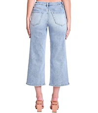 YMI Jeanswear Luxe High Rise Cropped Wide Leg Jeans