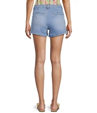 YMI Jeanswear Mid Rise Denim Trouser Shorts