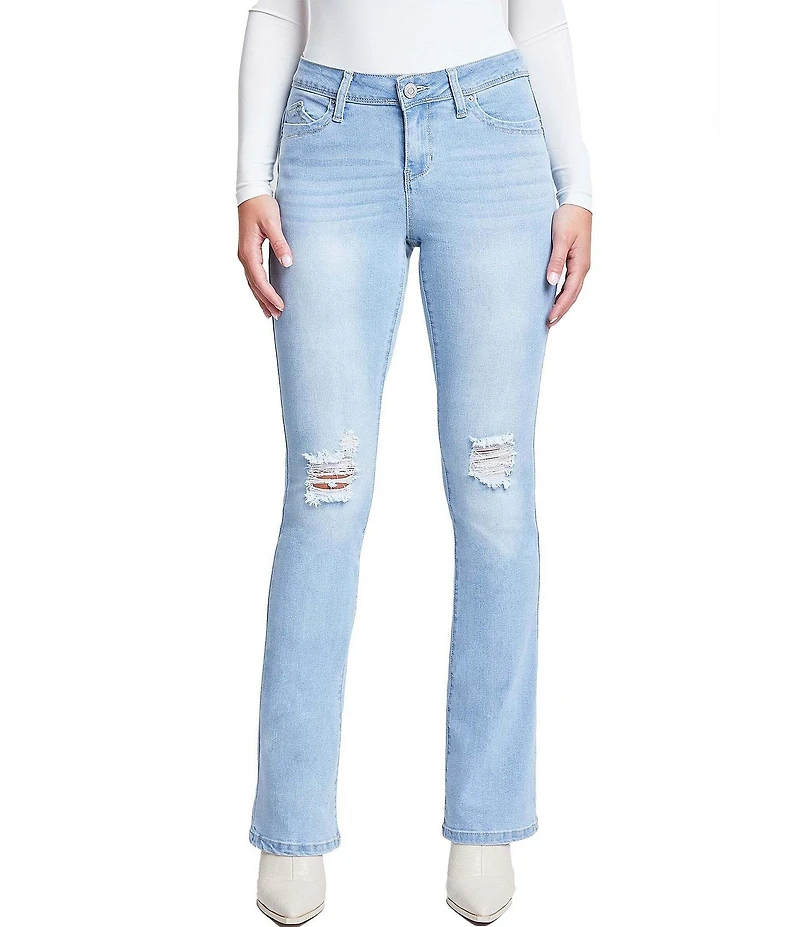 YMI Jeanswear Mid Rise Flared Jeans