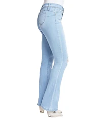 YMI Jeanswear Mid Rise Flared Jeans