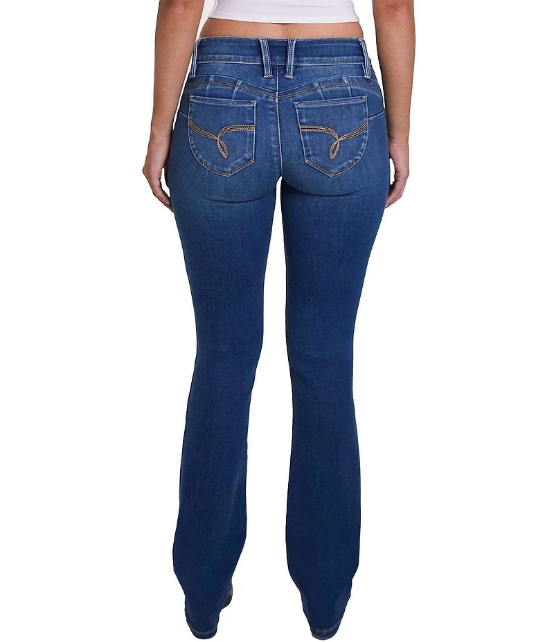 YMI Jeanswear Mid Rise Flared Jeans