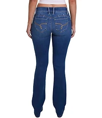 YMI Jeanswear Mid Rise Flared Jeans