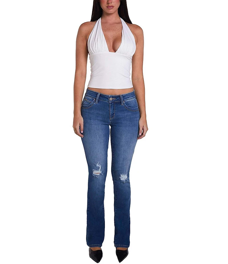 YMI Jeanswear Mid Rise Flared Jeans