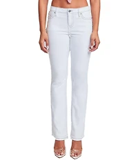 YMI Jeanswear Mid Rise Heavy Stitch Bootcut Jeans