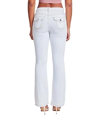 YMI Jeanswear Mid Rise Heavy Stitch Bootcut Jeans