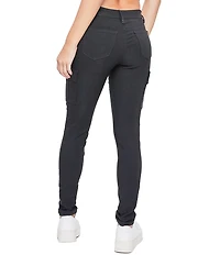 YMI Jeanswear Mid Rise Hyperstretch Skinny Cargo Jeans