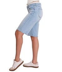 YMI Jeanswear Mid Rise Removable Boxer Waist Jorts