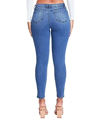 YMI Jeanswear Mid Rise Ripped Skinny Jeans