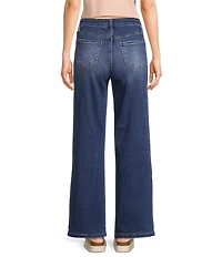 YMI Jeanswear Mid Rise Wide Leg Jeans