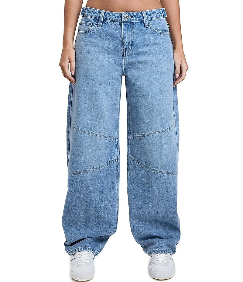 YMI Jeanswear Moto Baggy Barrel Jeans