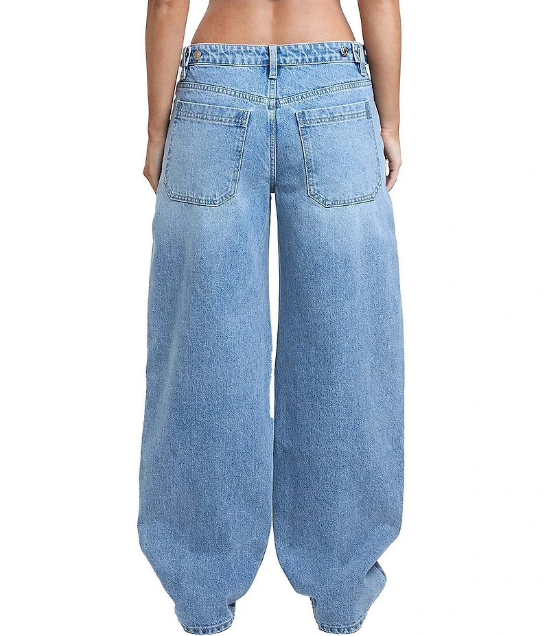 YMI Jeanswear Moto Baggy Barrel Jeans