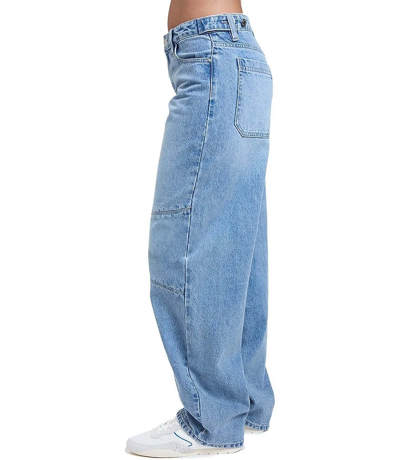 YMI Jeanswear Moto Baggy Barrel Jeans