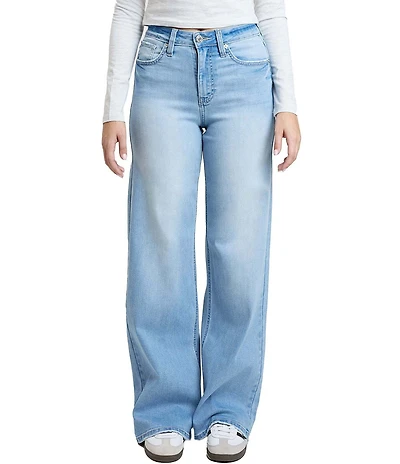 YMI Jeanswear Super Soft High Rise Wide Leg Jeans