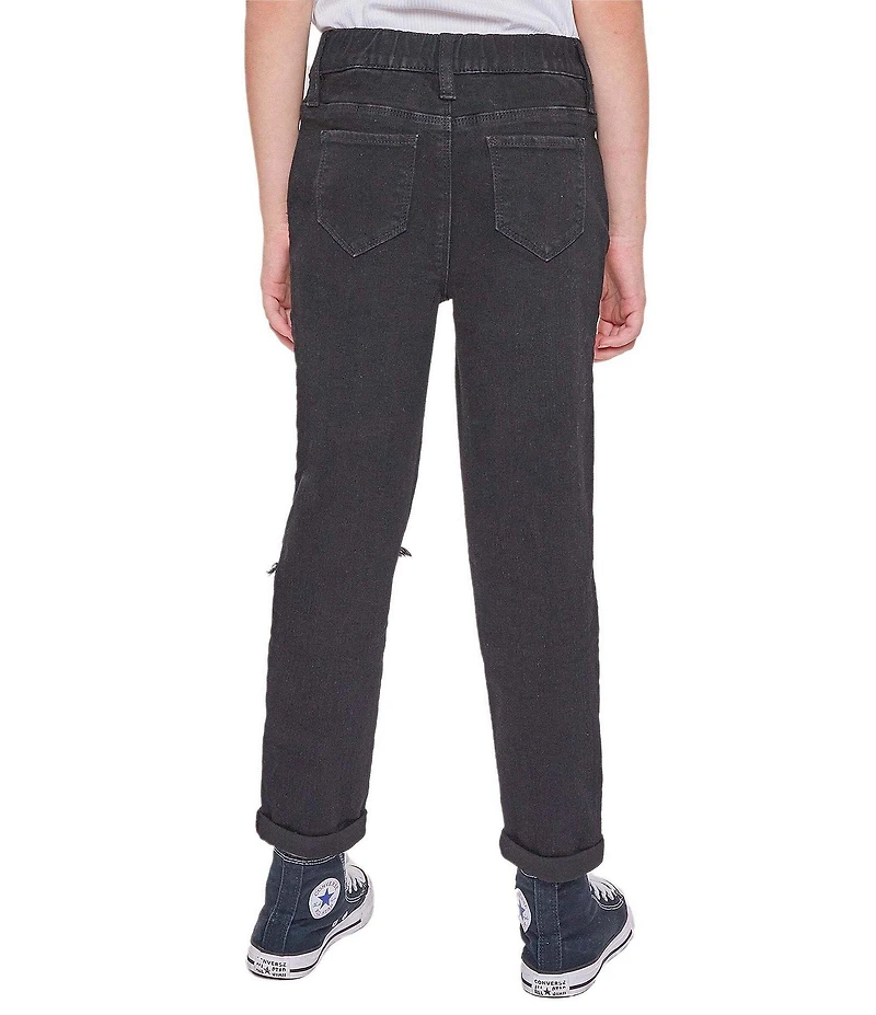 YMI Jeanswear Big Girls Taylor High-Rise Relaxed Fit Cuffed Jeans