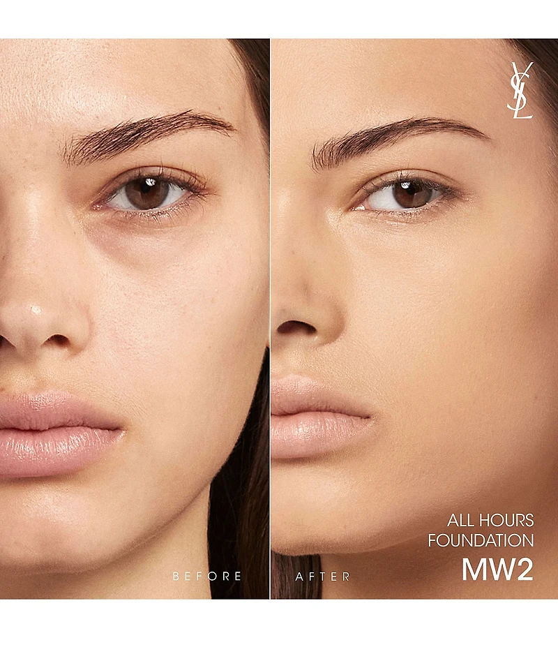 Yves Saint Laurent Beaute All Hours Luminous Matte Foundation 24H Longwear SPF 30 with Hyaluronic Acid