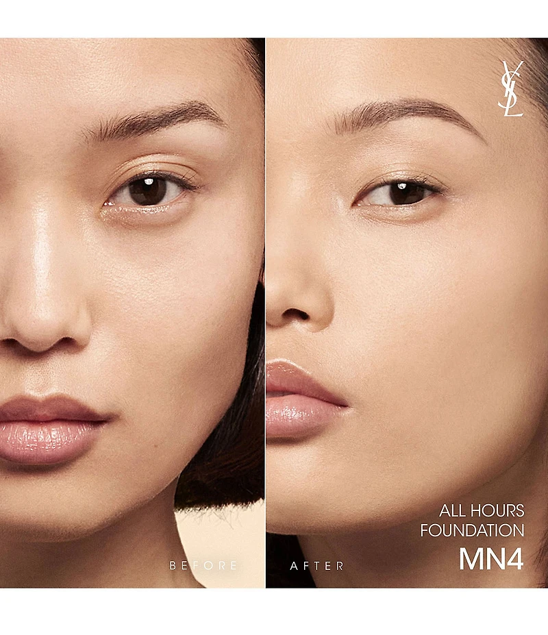 Yves Saint Laurent Beaute All Hours Luminous Matte Foundation 24H Longwear SPF 30 with Hyaluronic Acid