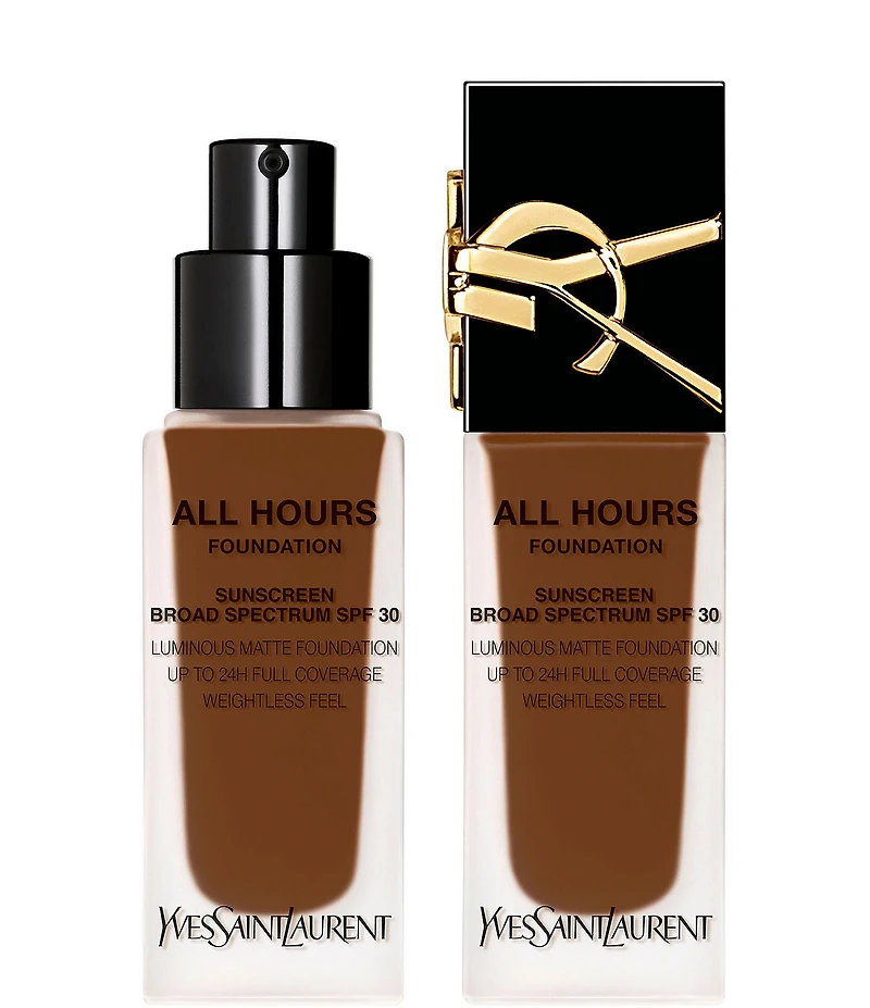 Yves Saint Laurent Beaute All Hours Luminous Matte Foundation 24H Longwear SPF 30 with Hyaluronic Acid