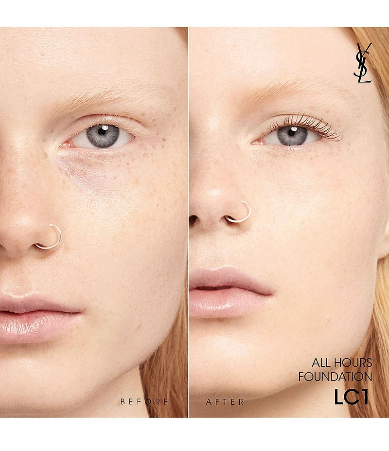 Yves Saint Laurent Beaute All Hours Luminous Matte Foundation 24H Longwear SPF 30 with Hyaluronic Acid