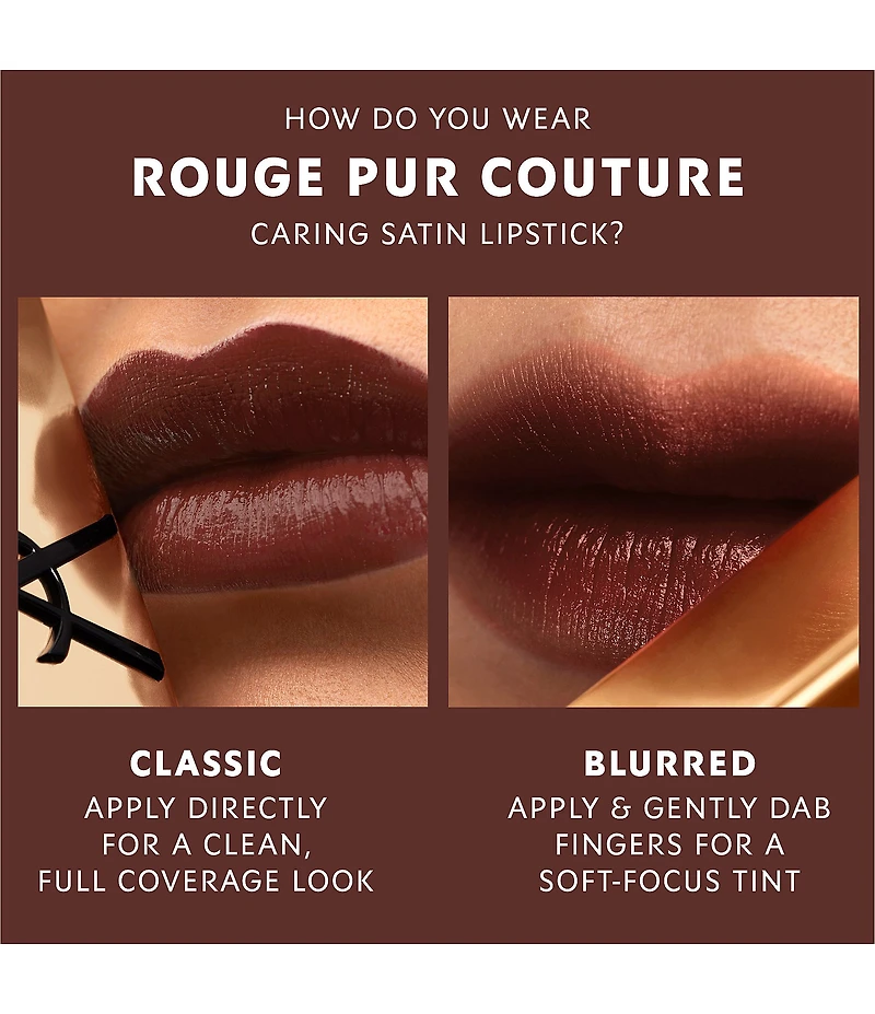 Yves Saint Laurent Beaute Rouge Pur Couture Caring Satin Lipstick