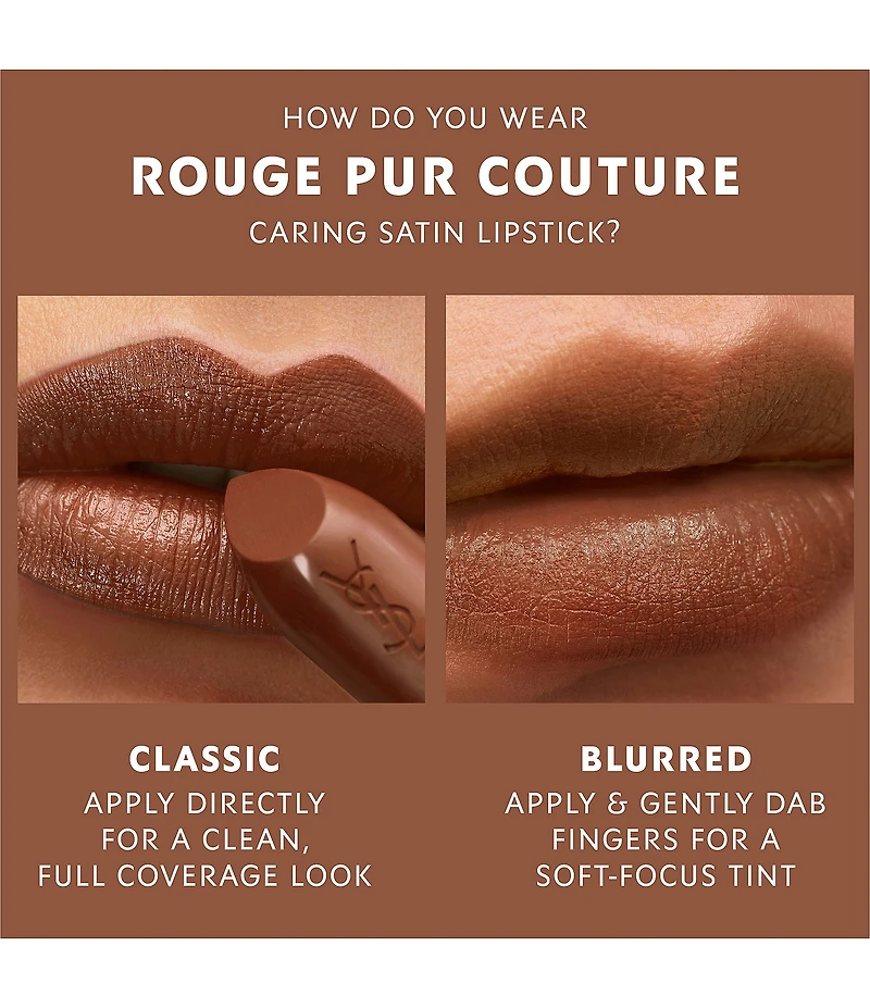 Yves Saint Laurent Beaute Rouge Pur Couture Caring Satin Lipstick