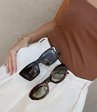 Yves Saint Laurent Women's New Wave 55mm Cat Eye Sunglasses