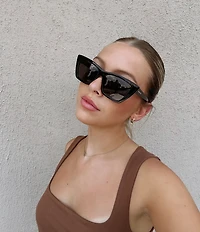 Yves Saint Laurent Women's New Wave 55mm Cat Eye Sunglasses