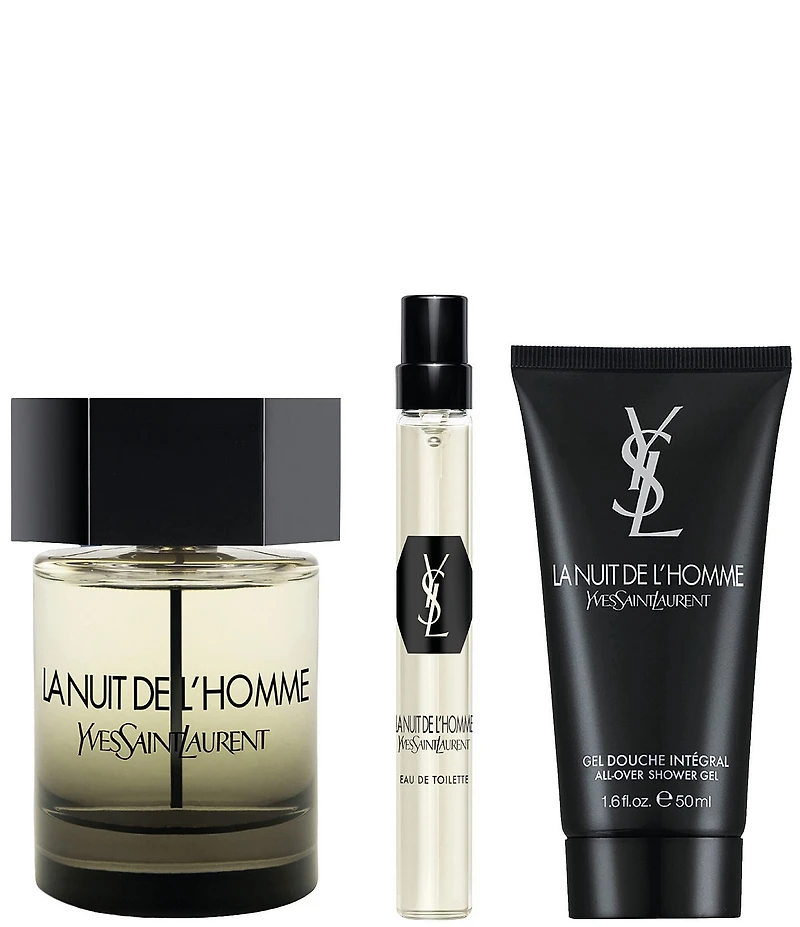Yves Saint Laurent La Nuit de L'Homme Eau de Toilette 3-Piece Gift Set