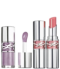 Yves Saint Laurent Loveshine Plumping Lip Oil Gloss and Lip Oil Stick Gift Set Duo