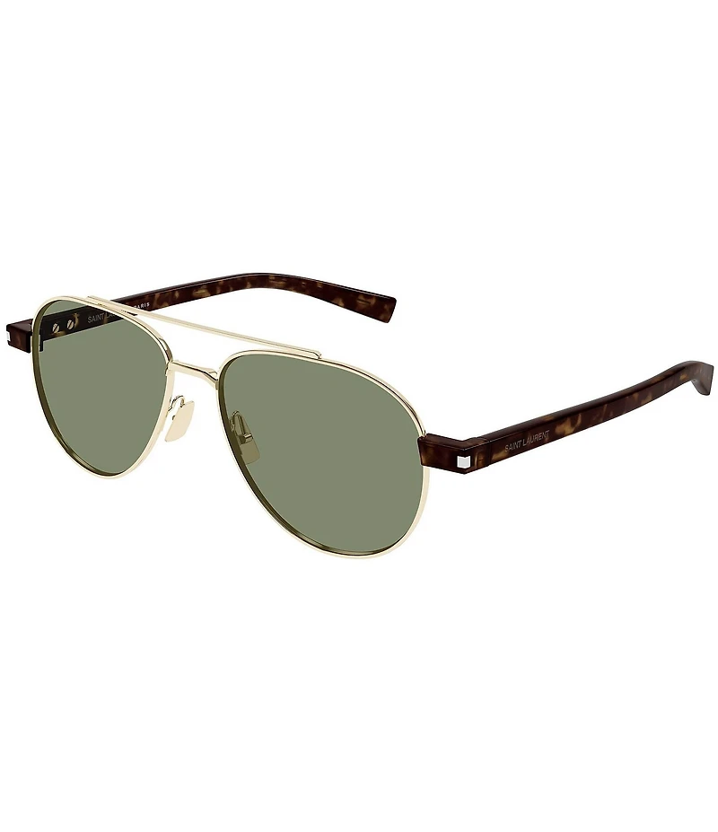 Yves Saint Laurent Men's Combi Corner Angle 54mm Aviator Sunglasses