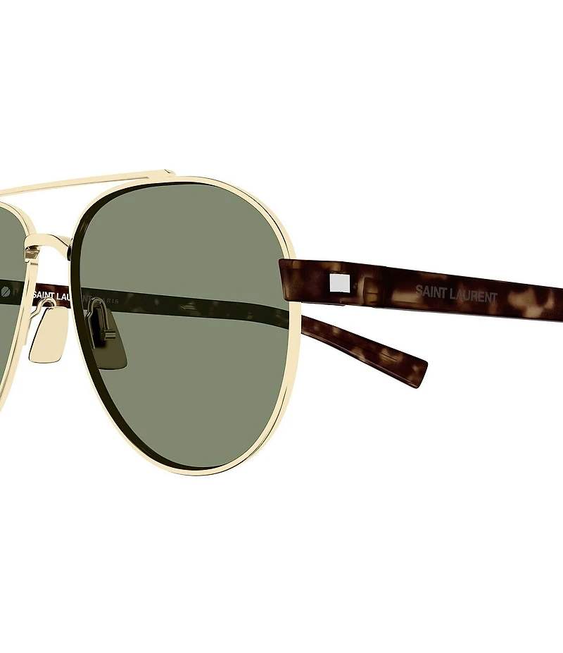 Yves Saint Laurent Men's Combi Corner Angle 54mm Aviator Sunglasses