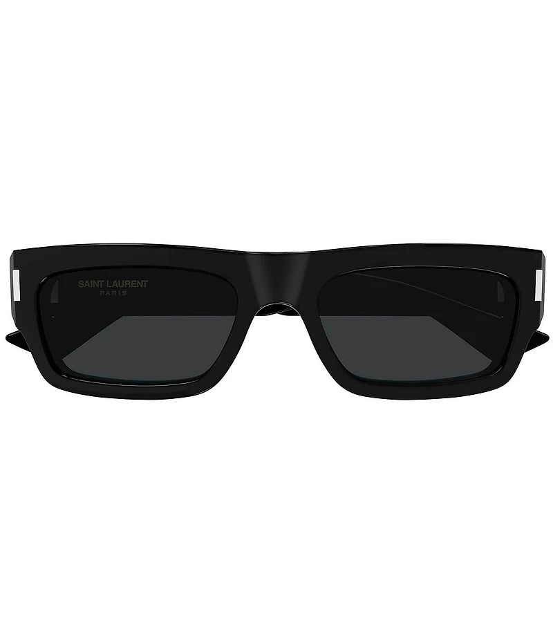 Yves Saint Laurent Men's Corner Angle 53 Rectangle Sunglasses
