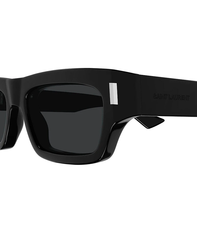 Yves Saint Laurent Men's Corner Angle 53 Rectangle Sunglasses