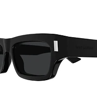 Yves Saint Laurent Men's Corner Angle 53 Rectangle Sunglasses