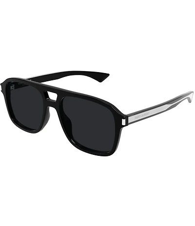 Yves Saint Laurent Men's Corner Angle 55mm Navigator Sunglasses