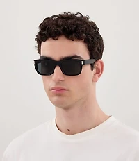 Yves Saint Laurent Men's Rivet Corner Angle 53mm Rectangle Sunglasses