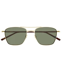 Yves Saint Laurent Men's SL Logo 53mm Navigator Sunglasses