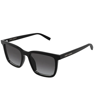 Yves Saint Laurent Men's SL Logo 54mm Square Sunglasses