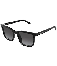 Yves Saint Laurent Men's SL Logo 54mm Square Sunglasses