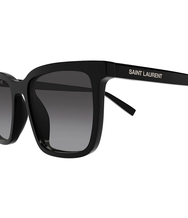 Yves Saint Laurent Men's SL Logo 54mm Square Sunglasses
