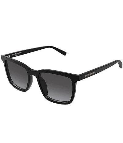Yves Saint Laurent Men's SL Logo 54mm Square Sunglasses